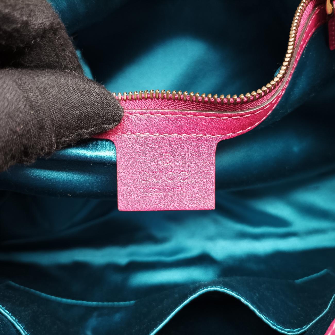 Vintage Gucci GG Marmont Rose velour 443496 shoulderbag | stylenewstar