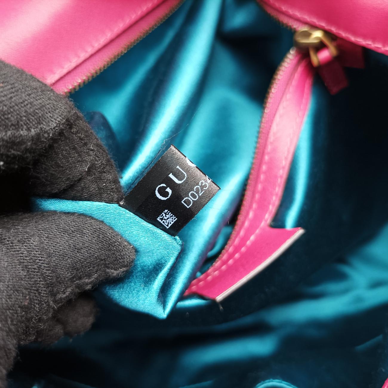 Vintage Gucci GG Marmont Rose velour 443496 shoulderbag | stylenewstar