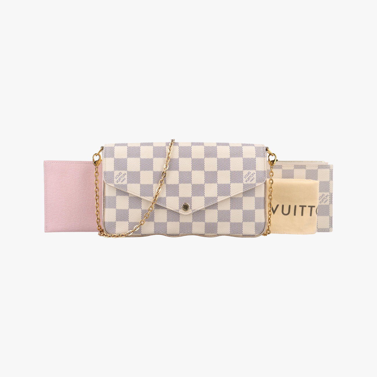 Pochette FéLICIE Azur Damier Canvas MI1126
