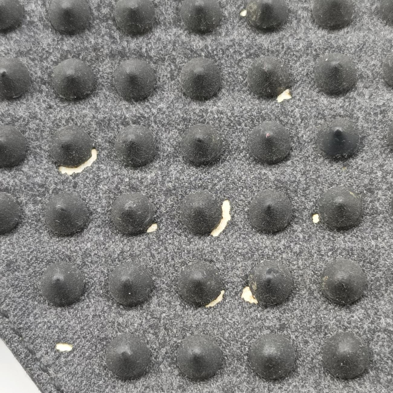 Pre-owned Christian Louboutin spike studs Grey Leather  shoulderbag | stylenewstar