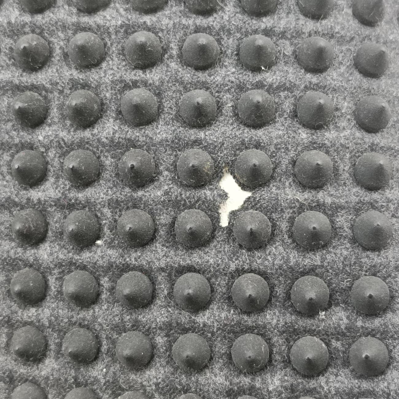 Pre-owned Christian Louboutin spike studs Grey Leather  shoulderbag | stylenewstar