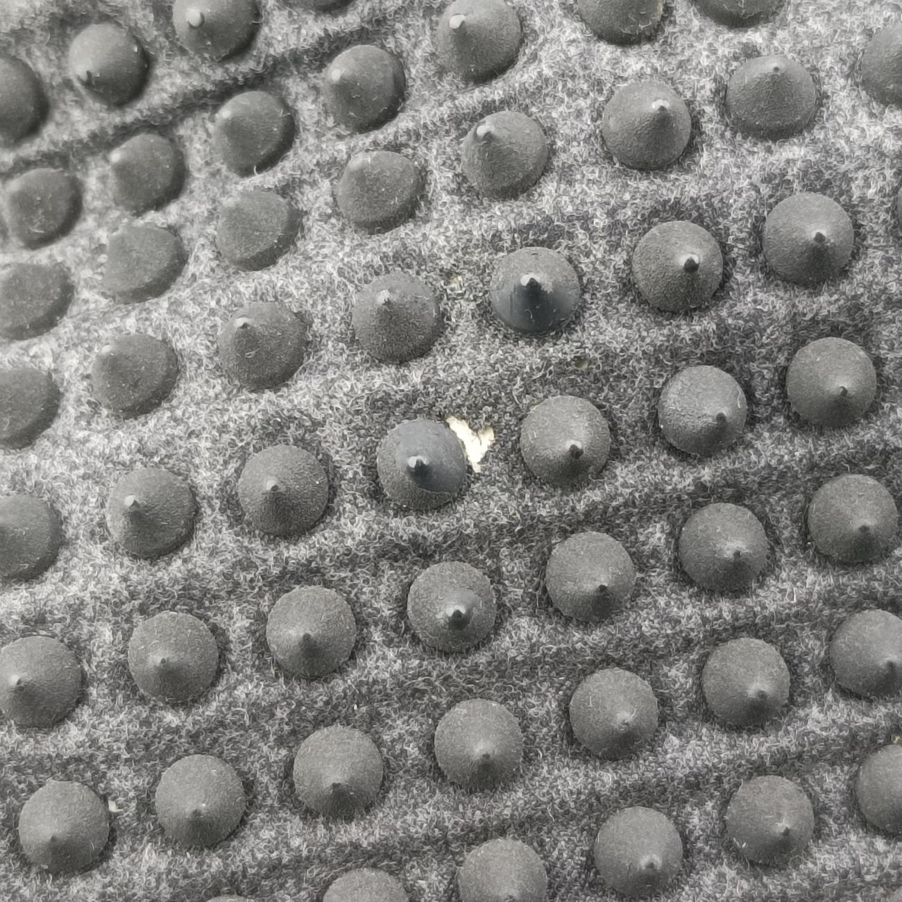 Pre-owned Christian Louboutin spike studs Grey Leather  shoulderbag | stylenewstar