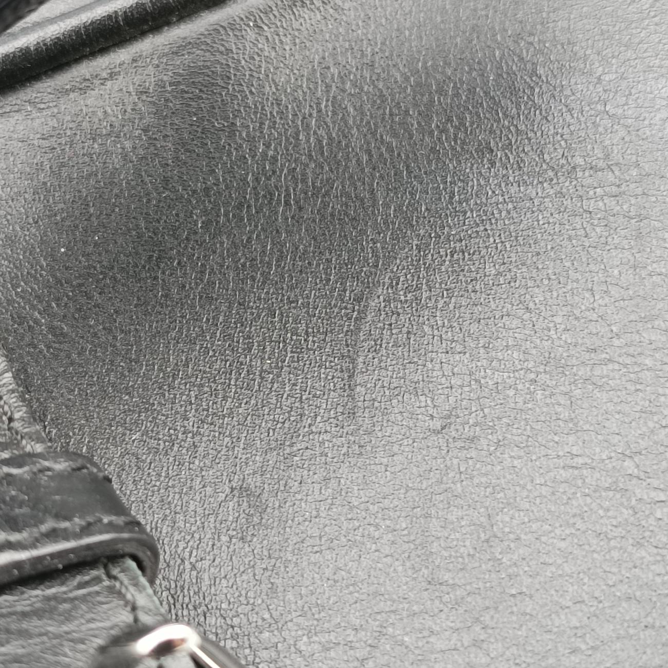 Pre-owned Christian Louboutin spike studs Grey Leather  shoulderbag | stylenewstar