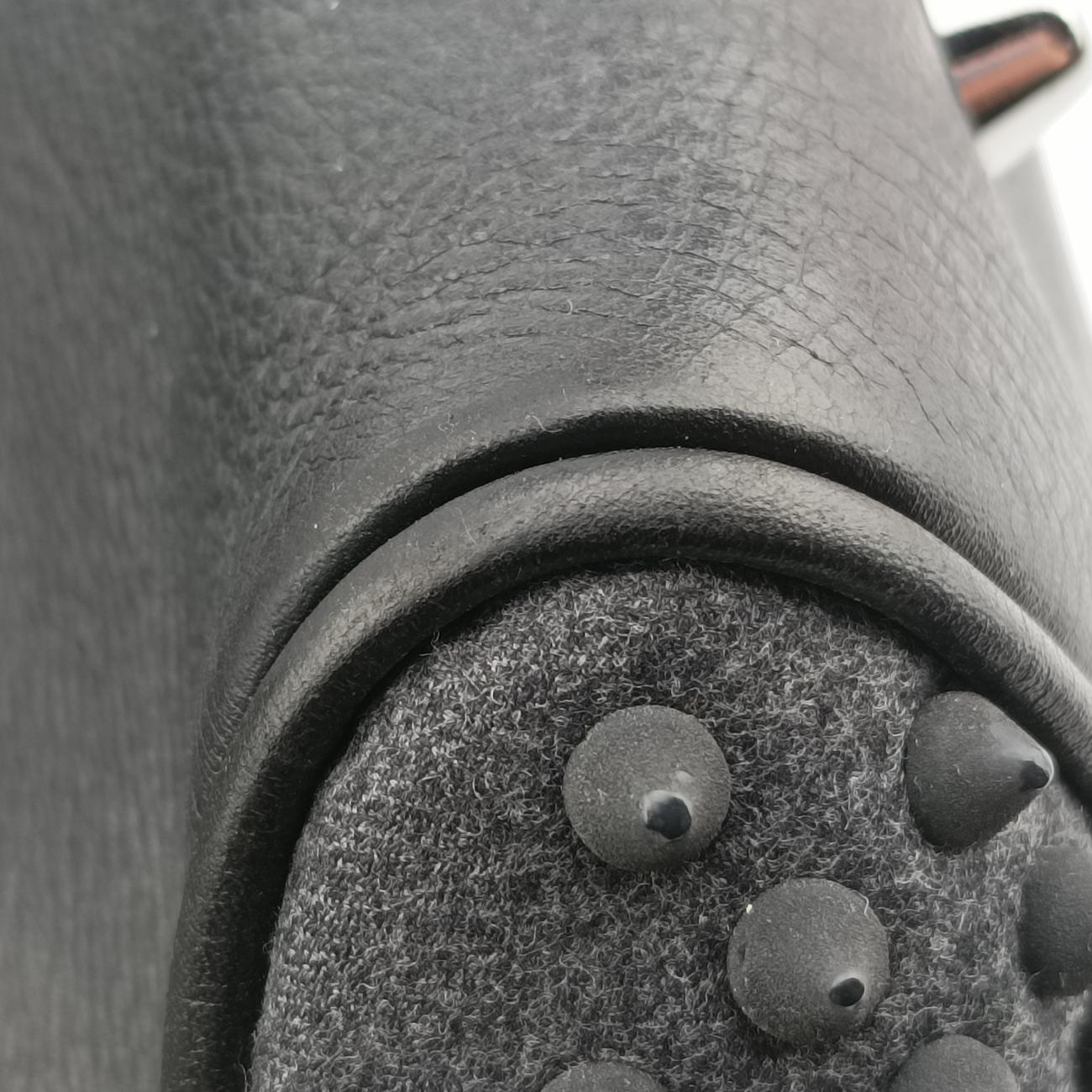 Pre-owned Christian Louboutin spike studs Grey Leather  shoulderbag | stylenewstar