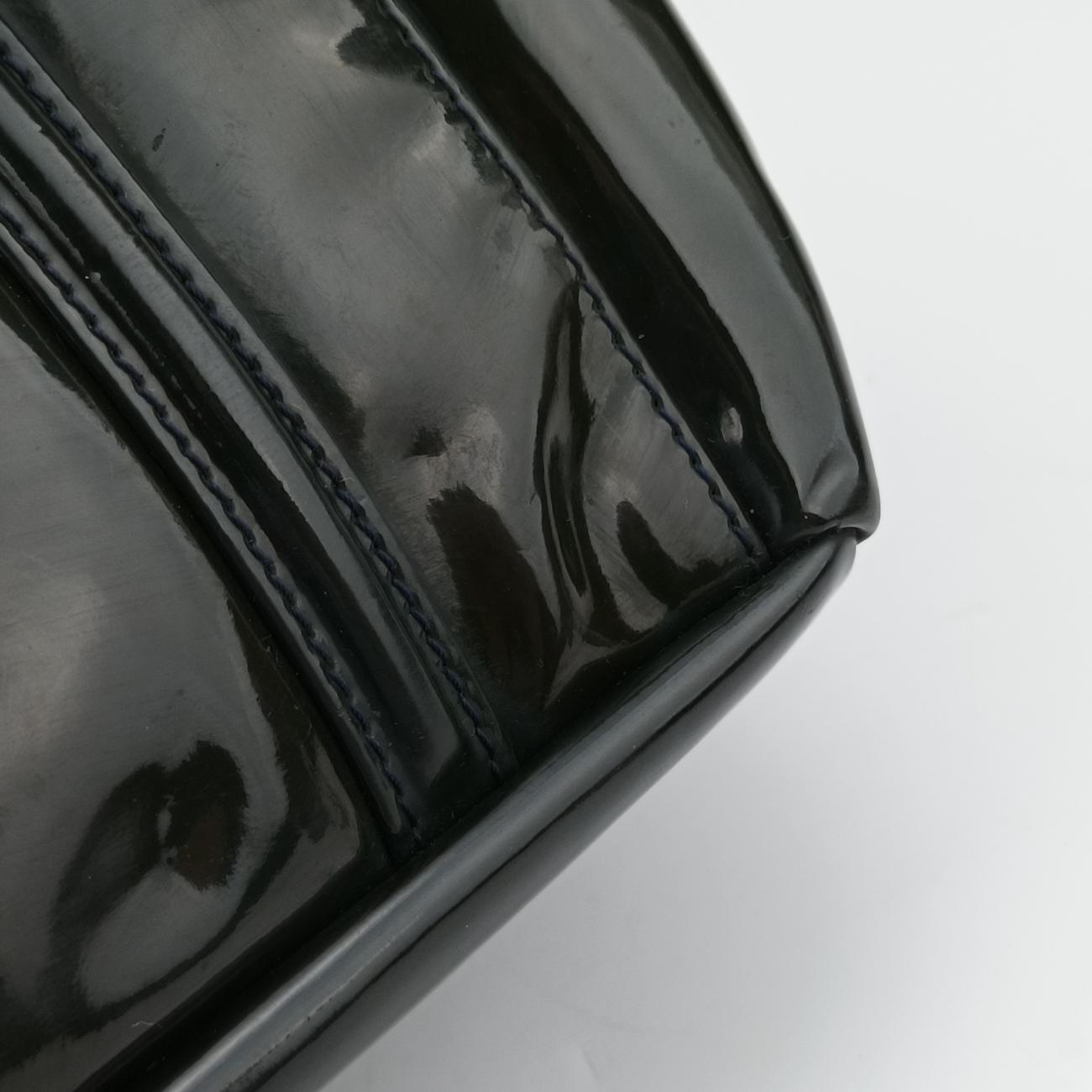 Vintage Chanel Chain Flap black Patent A46823 shoulderbag | stylenewstar