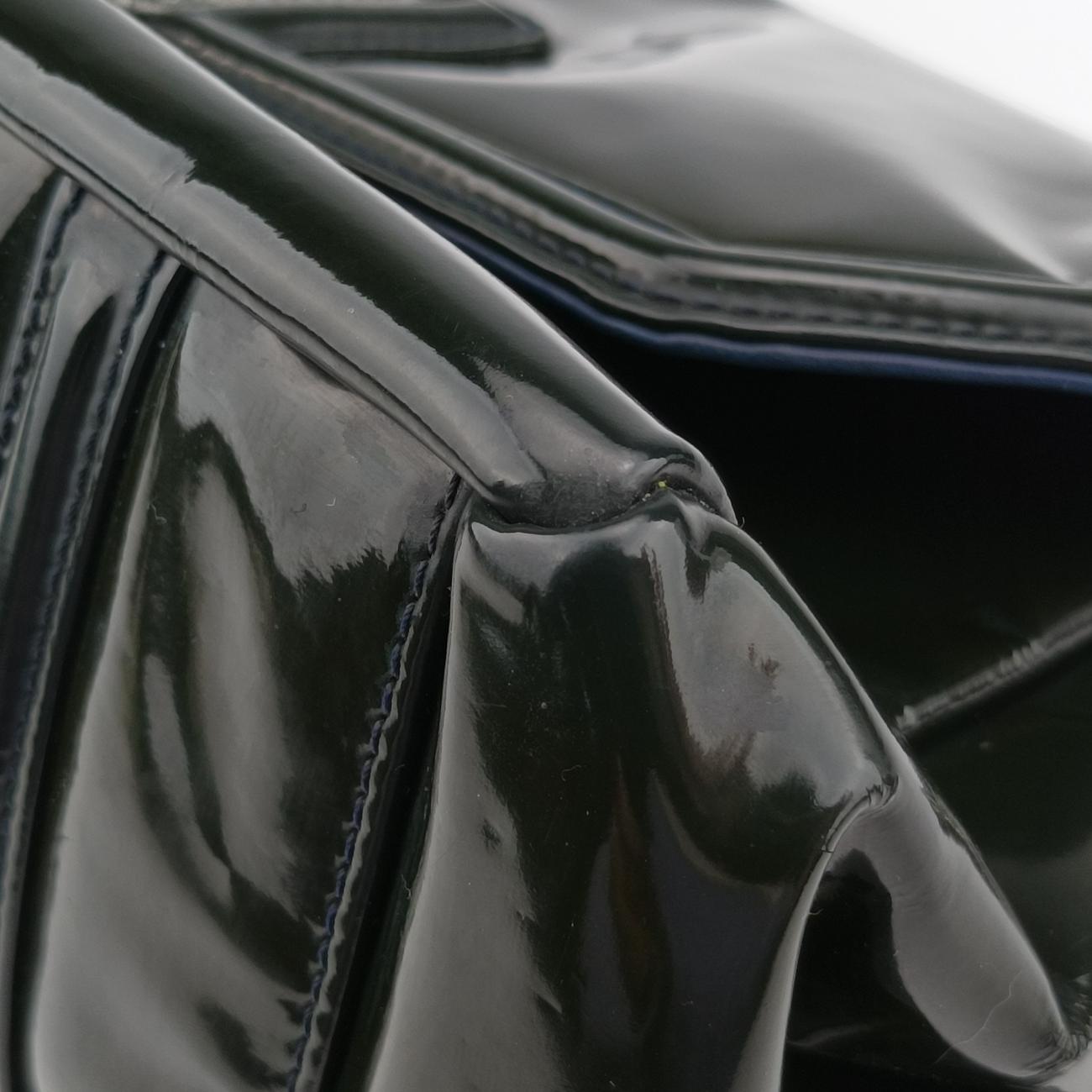 Vintage Chanel Chain Flap black Patent A46823 shoulderbag | stylenewstar