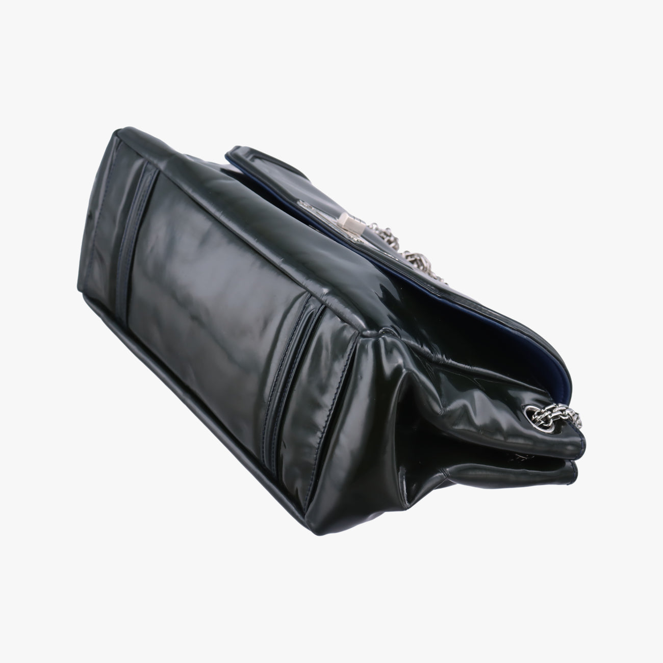 Vintage Chanel Chain Flap black Patent A46823 shoulderbag | stylenewstar