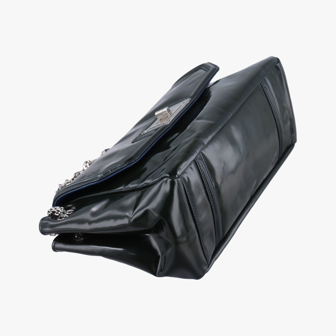 Vintage Chanel Chain Flap black Patent A46823 shoulderbag | stylenewstar