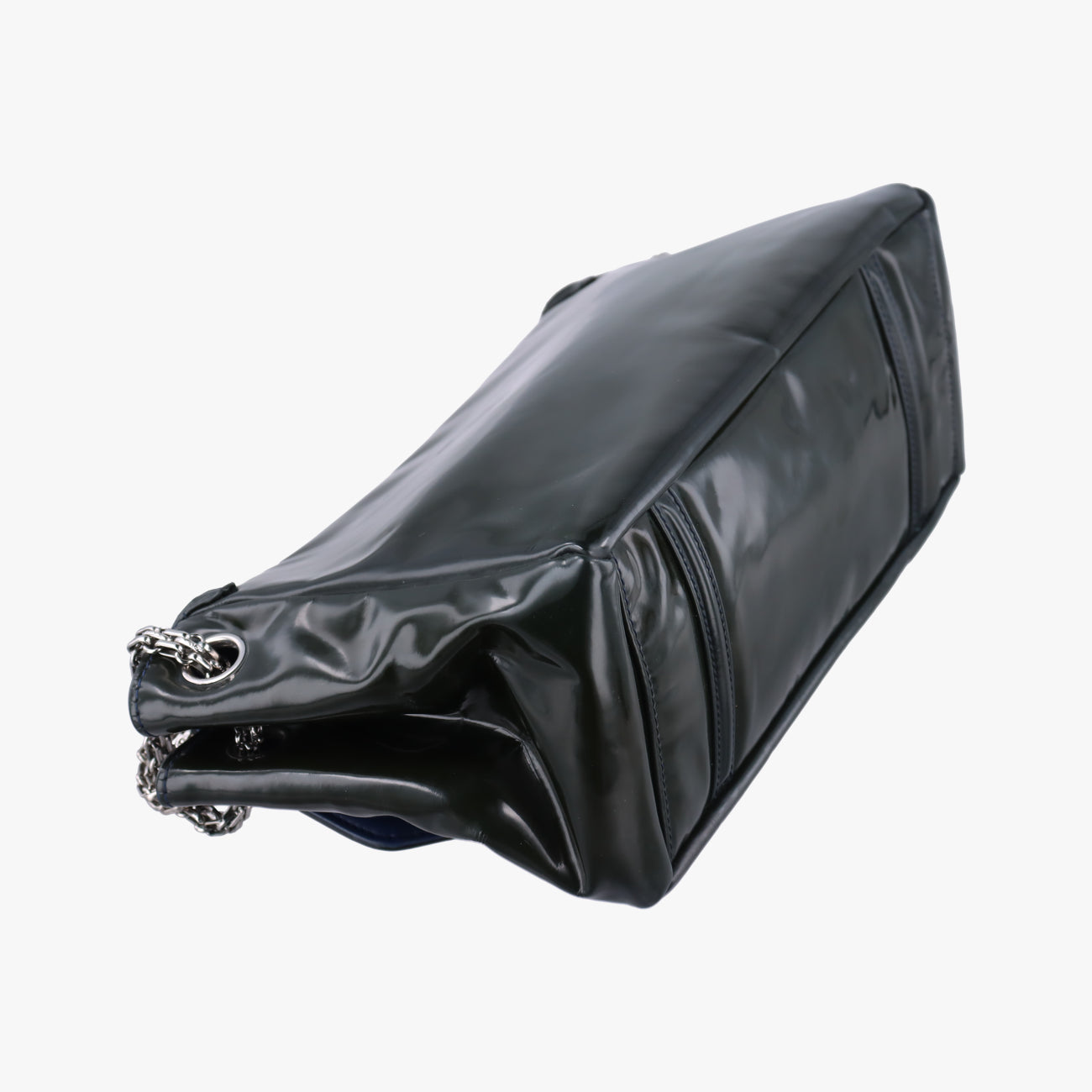 Vintage Chanel Chain Flap black Patent A46823 shoulderbag | stylenewstar