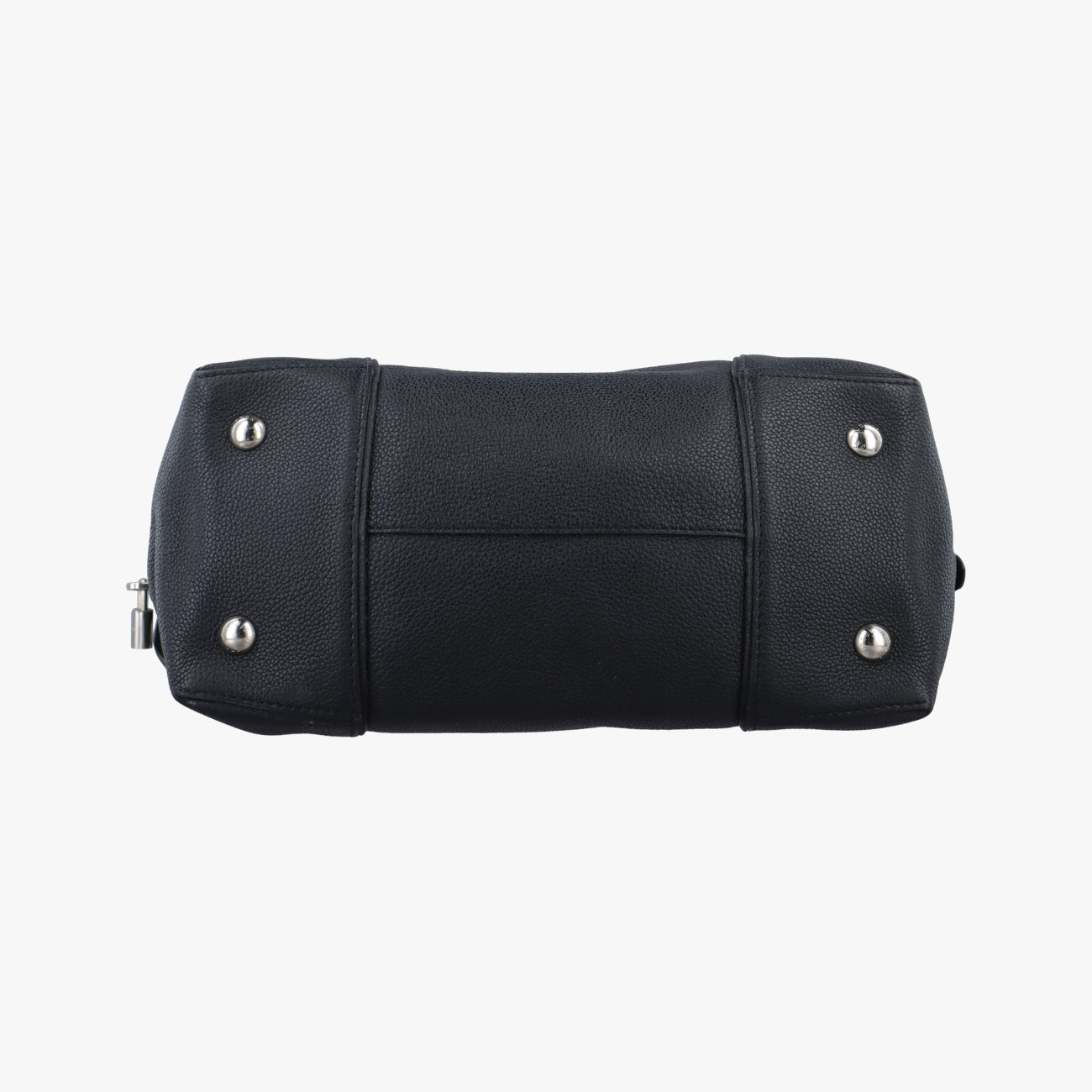 Pre-owned Louis Vuitton lockit MM Black Leather M94592 handbag | stylenewstar