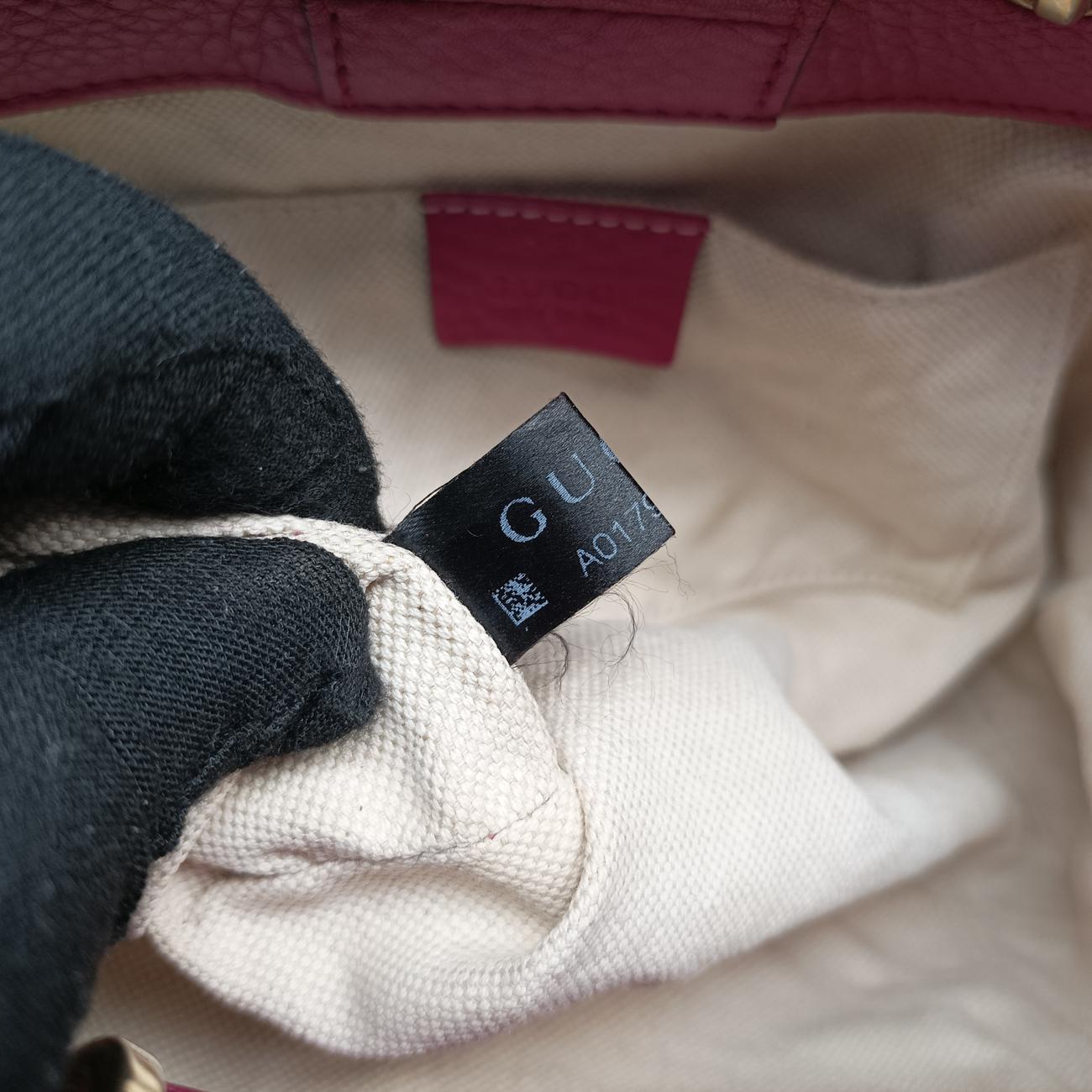 Pre-owned Gucci Bamboo Shopper Rose Leather 368823 shoulderbag | stylenewstar