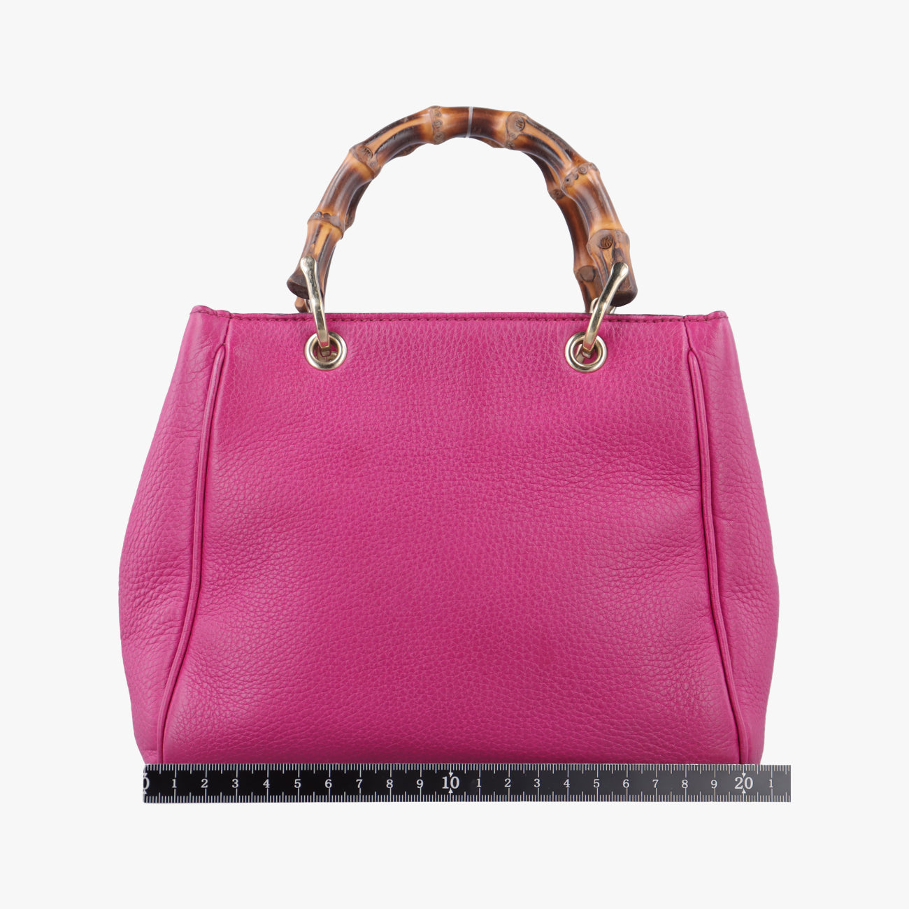 Pre-owned Gucci Bamboo Shopper Rose Leather 368823 shoulderbag | stylenewstar