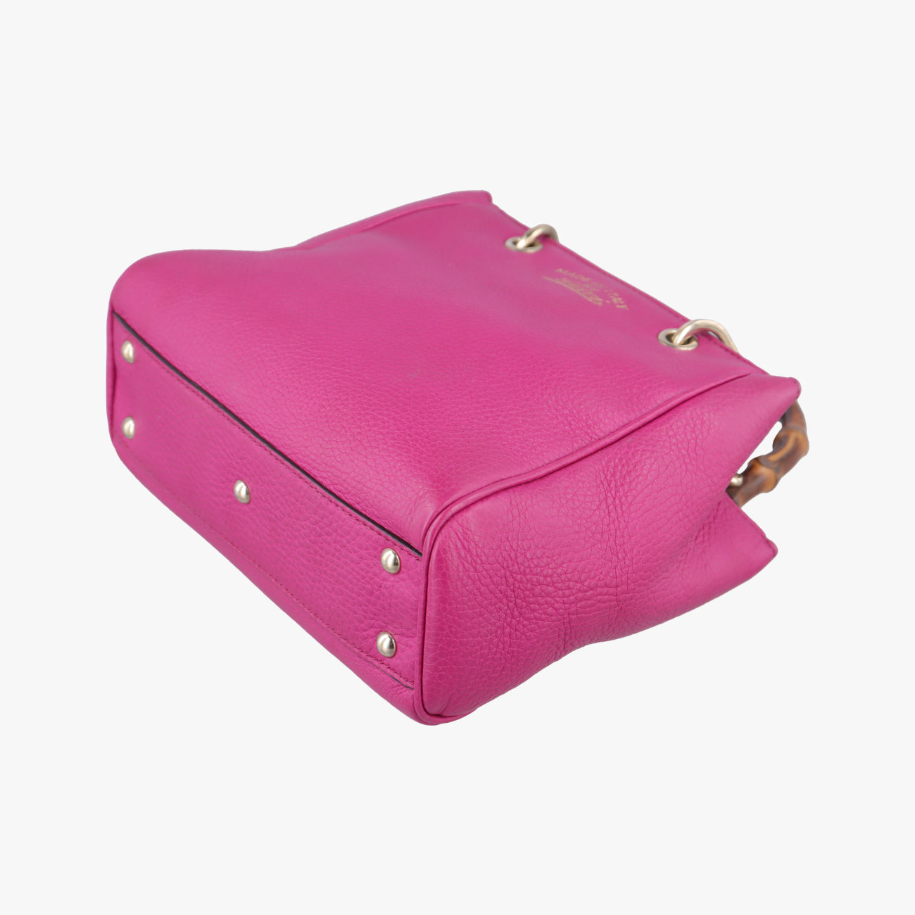 Pre-owned Gucci Bamboo Shopper Rose Leather 368823 shoulderbag | stylenewstar