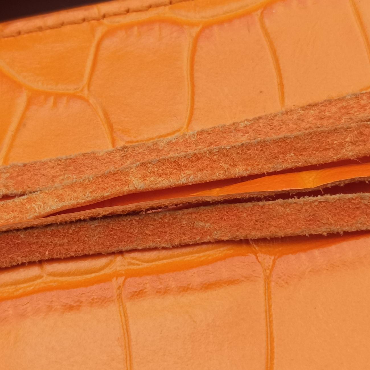 Le Cagole Orange lambskin 671309.7512.Q.535269