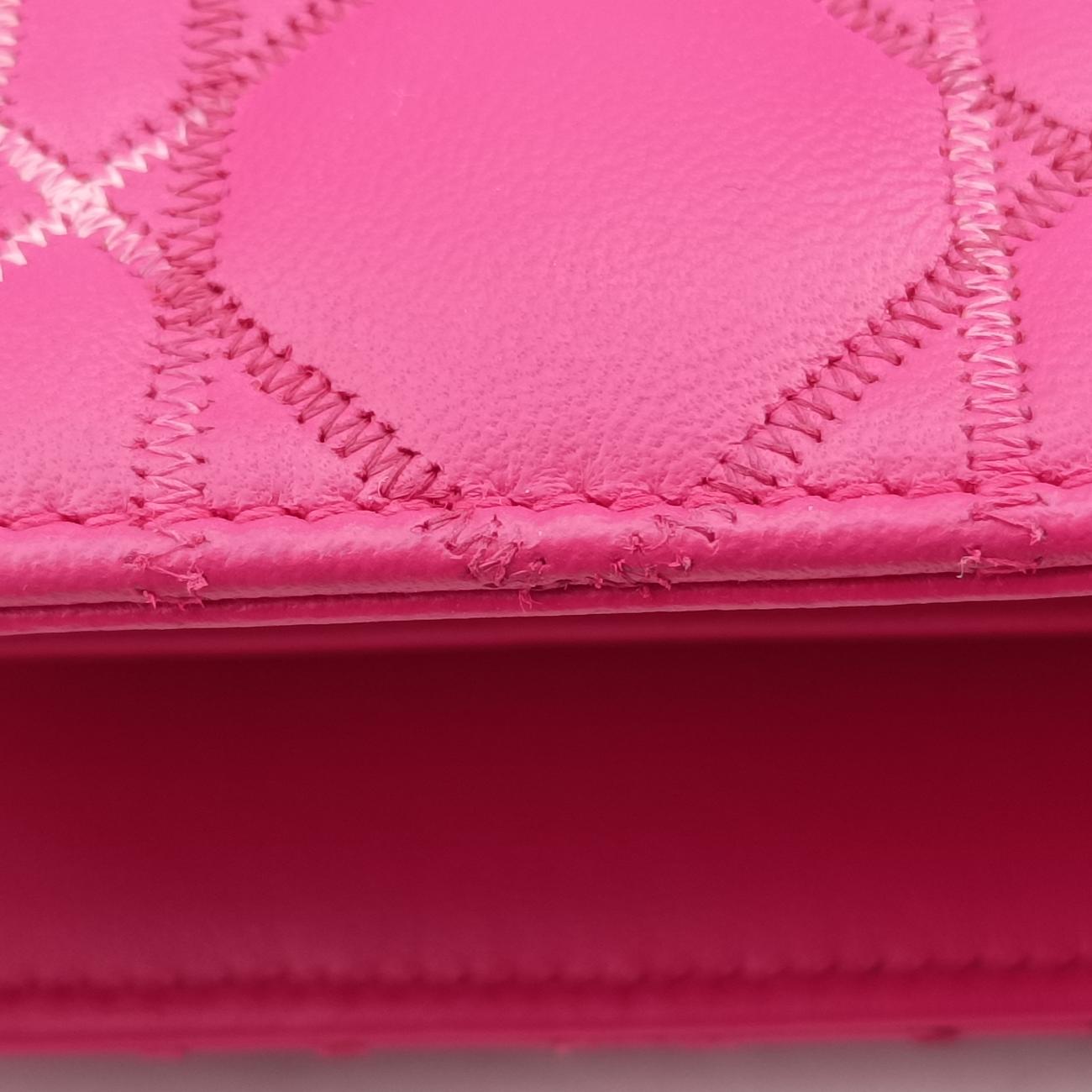 Vintage Christian Dior Lady Dior Rose lambskin  shoulderbag | stylenewstar