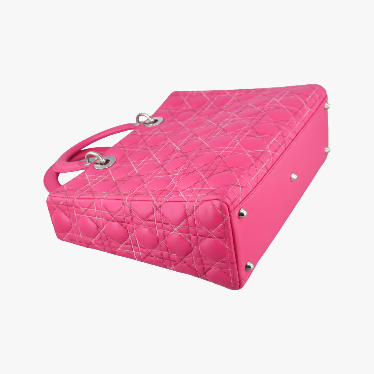 Vintage Christian Dior Lady Dior Rose lambskin  shoulderbag | stylenewstar