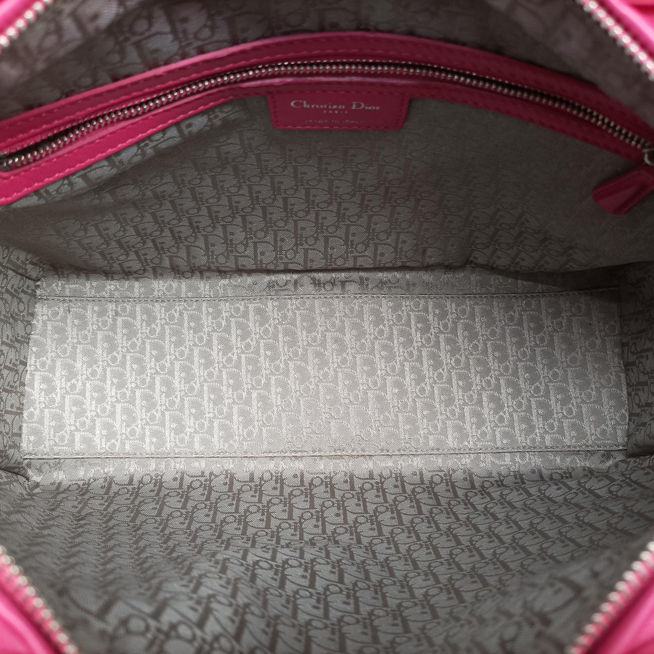 Vintage Christian Dior Lady Dior Rose lambskin  shoulderbag | stylenewstar