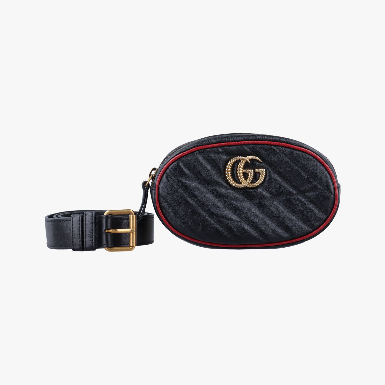 GG Marmont Black×Red Leather A028674426