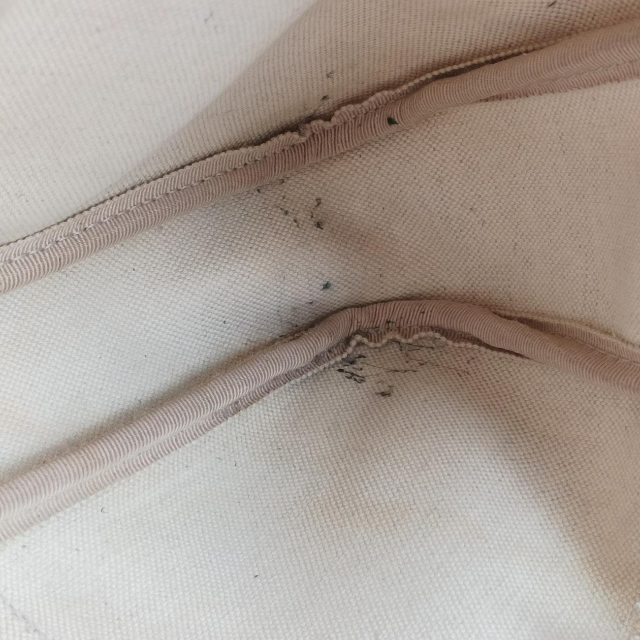 Pre-owned Gucci Diamante Beige×Black PVC coated canvas 208463 handbag | stylenewstar