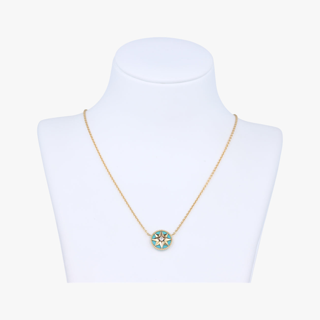 Rose des Vents medallion　 Golden×green AU750 150755
