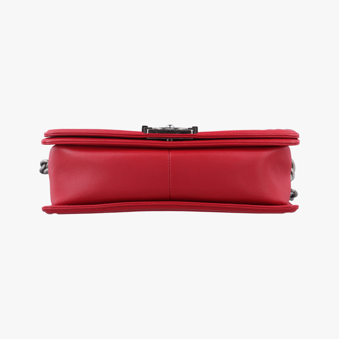 Pre-owned Chanel BOY CHANEL Red lambskin A66094 shoulderbag | stylenewstar