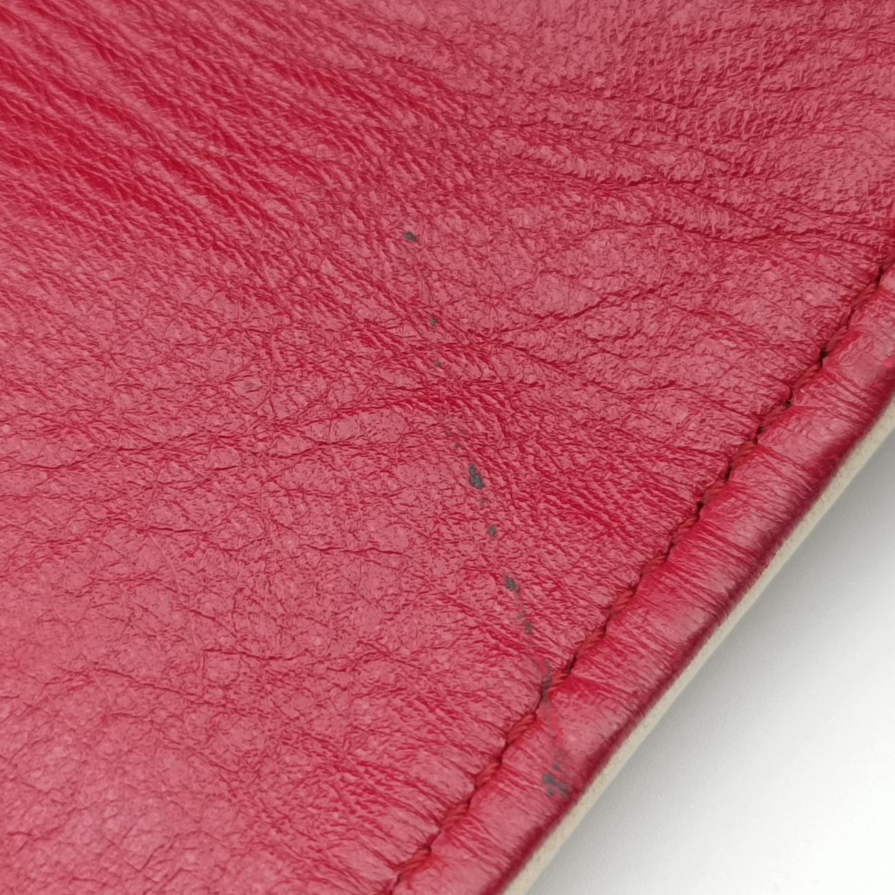 Vintage Chanel East West Red lambskin A37694 shoulderbag | stylenewstar