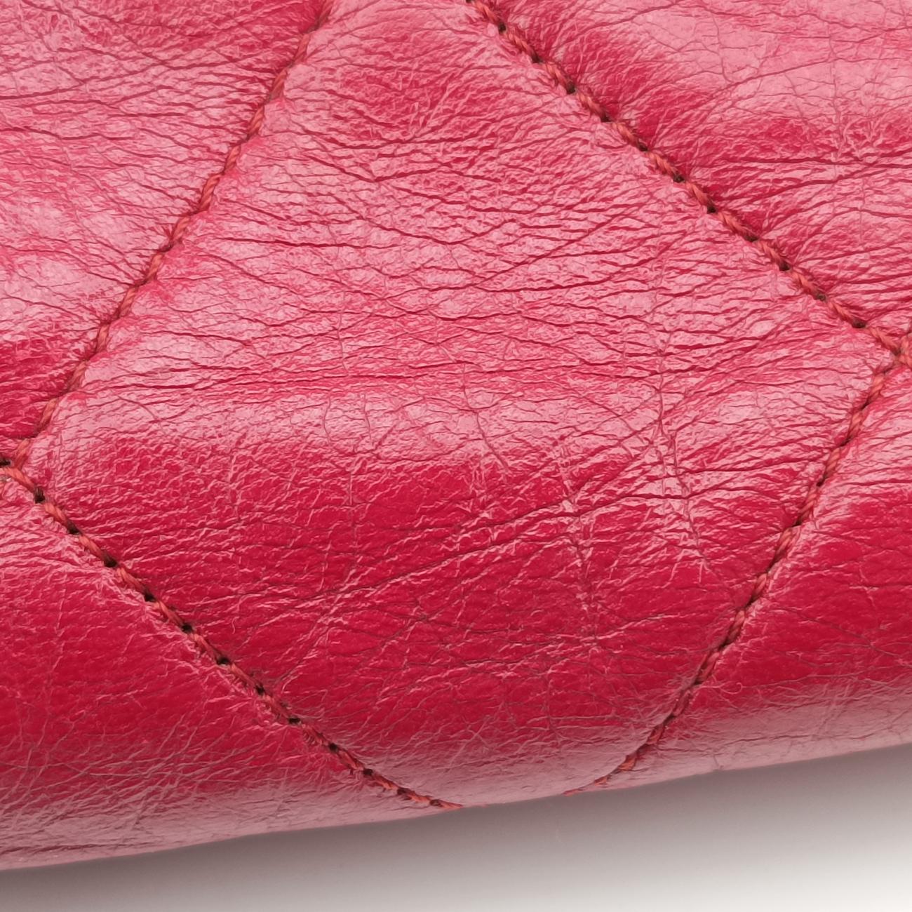 Vintage Chanel East West Red lambskin A37694 shoulderbag | stylenewstar