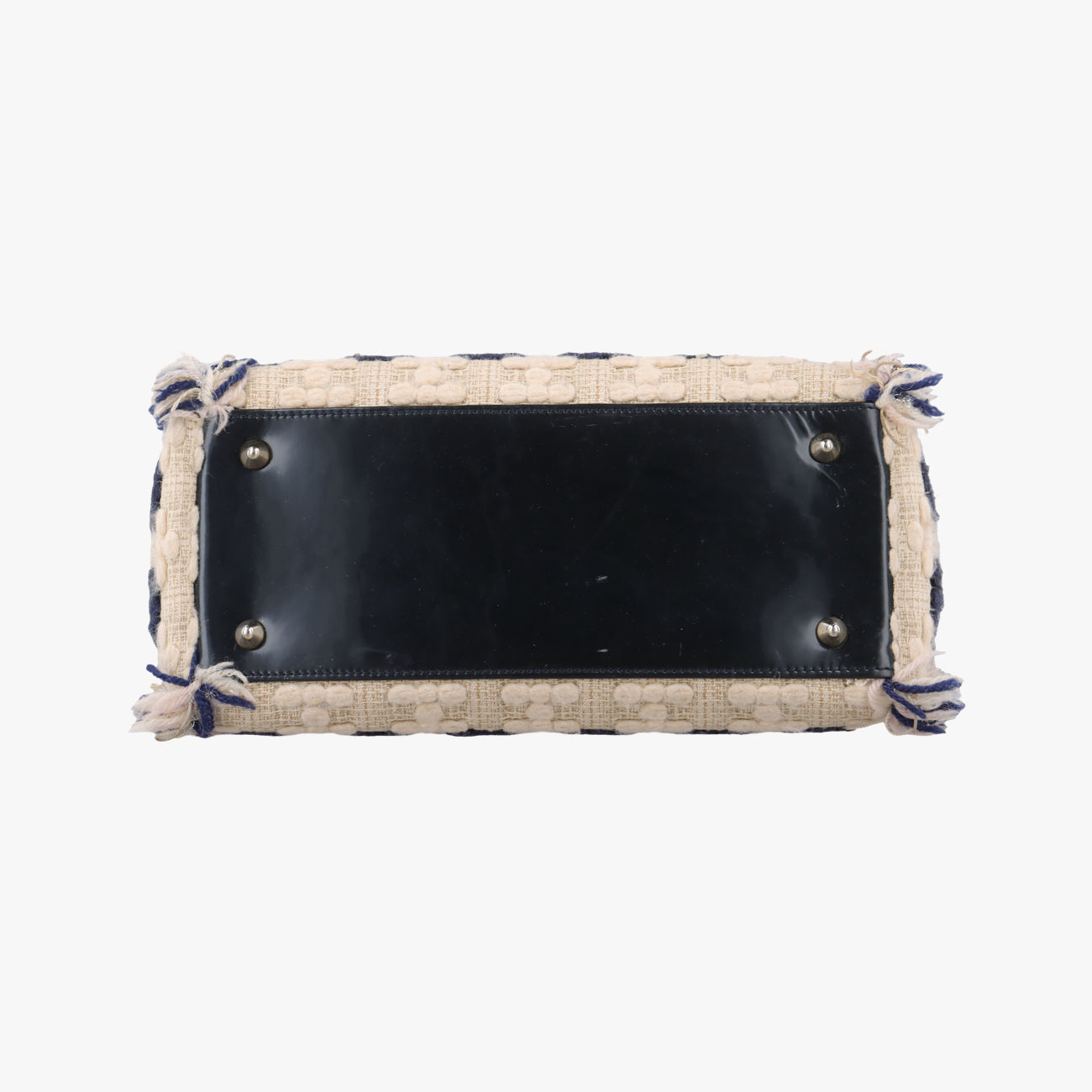 Vintage Christian Dior Lady Dior Beige×Multicolour Tweed  handbag | stylenewstar