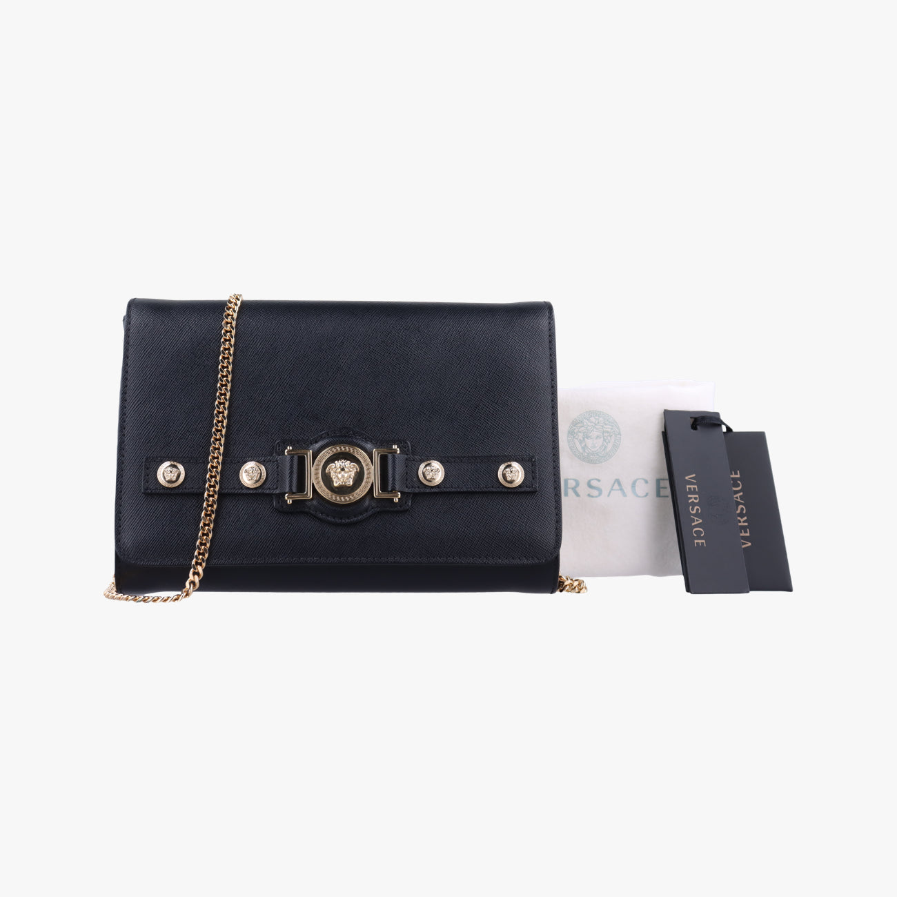 Medusa Black Leather CLG 524 006 921 651