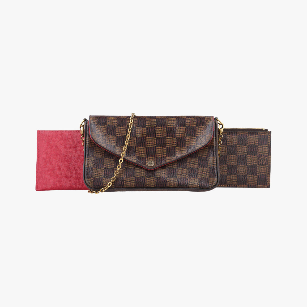 Pochette FéLICIE Brown Monogram Canvas MI1210