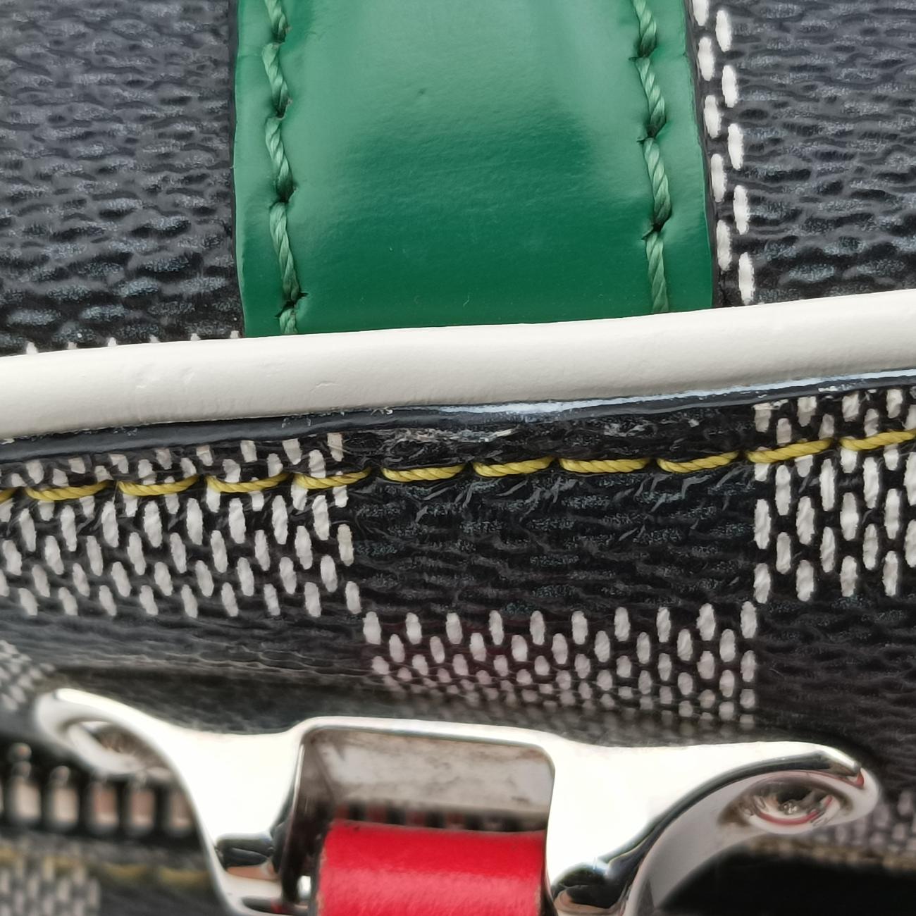 Pre-owned Louis Vuitton VALISETTE BB Noir x White x Multicolor Damier Multicolor×calf leather N40233 shoulderbag | stylenewstar