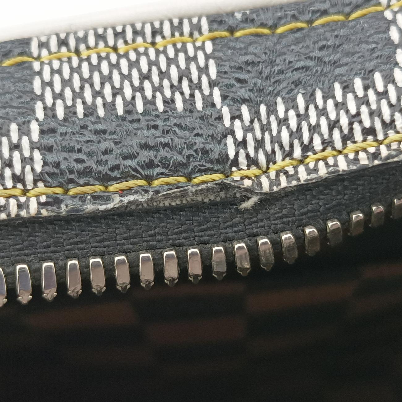 Pre-owned Louis Vuitton VALISETTE BB Noir x White x Multicolor Damier Multicolor×calf leather N40233 shoulderbag | stylenewstar