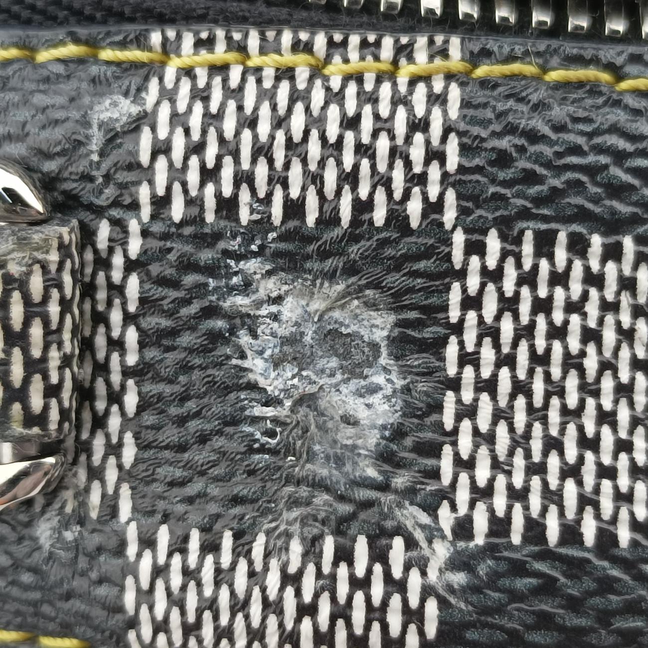 Pre-owned Louis Vuitton VALISETTE BB Noir x White x Multicolor Damier Multicolor×calf leather N40233 shoulderbag | stylenewstar