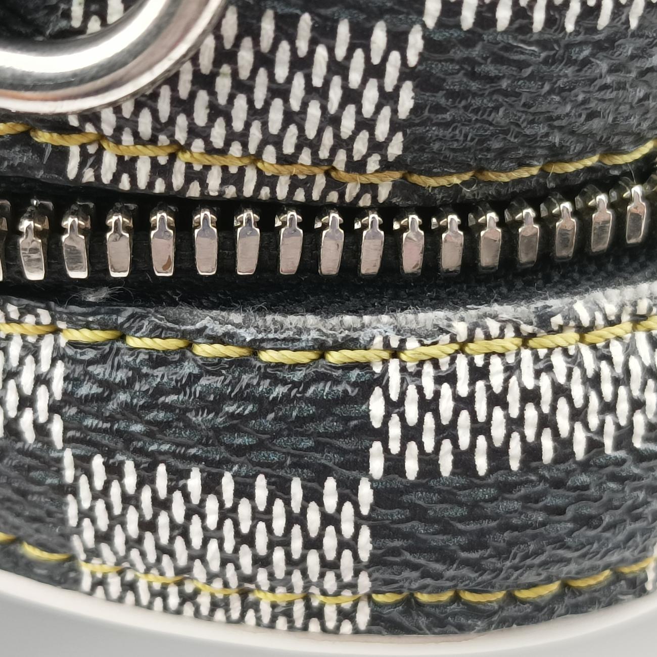 Pre-owned Louis Vuitton VALISETTE BB Noir x White x Multicolor Damier Multicolor×calf leather N40233 shoulderbag | stylenewstar