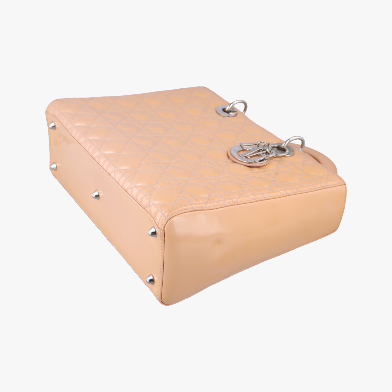 Secondhand Christian Dior Lady Dior Beige Patent  shoulderbag | stylenewstar