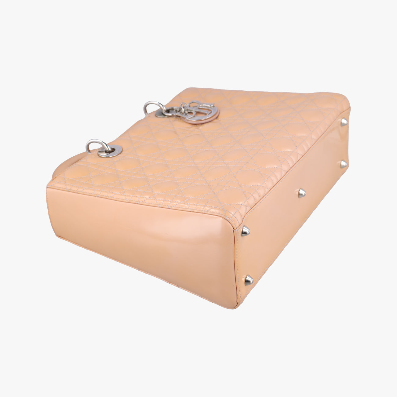 Secondhand Christian Dior Lady Dior Beige Patent  shoulderbag | stylenewstar