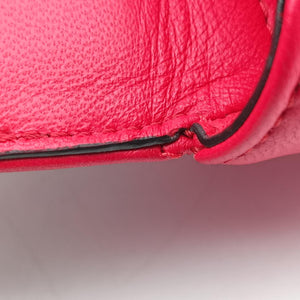 Galvani Roman Stud Flap Red Leather ICチップ