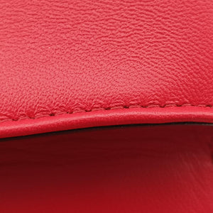 Galvani Roman Stud Flap Red Leather ICチップ