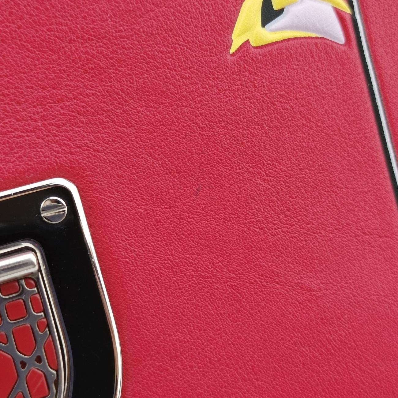 Pre-owned Christian Dior Patch Diorama Red×Multicolor Leather  shoulderbag | stylenewstar