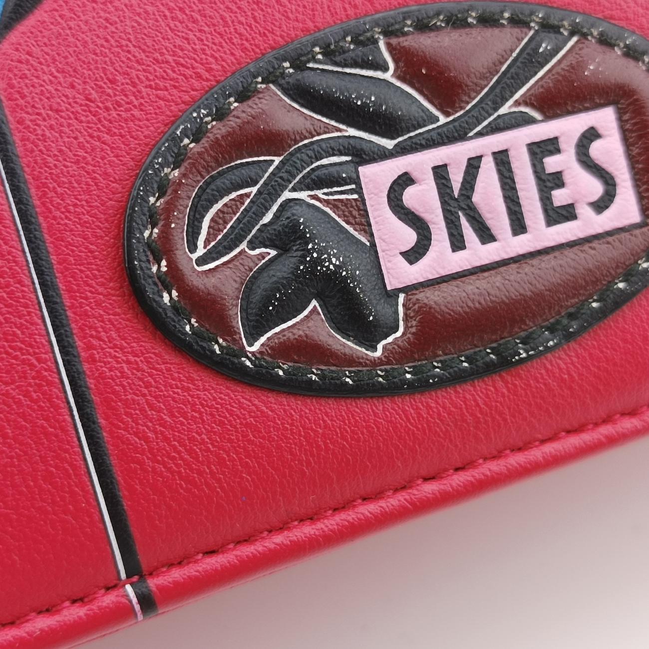 Pre-owned Christian Dior Patch Diorama Red×Multicolor Leather  shoulderbag | stylenewstar