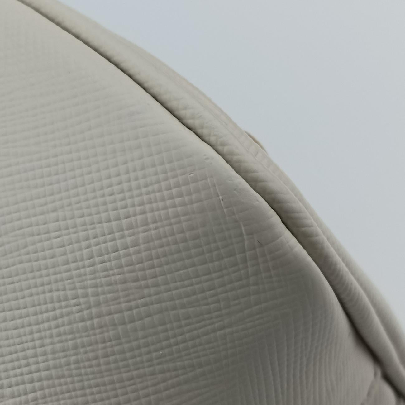 Pre-owned Prada Large Promenade Satchel White SAFFIANO Leather BL0837 shoulderbag | stylenewstar