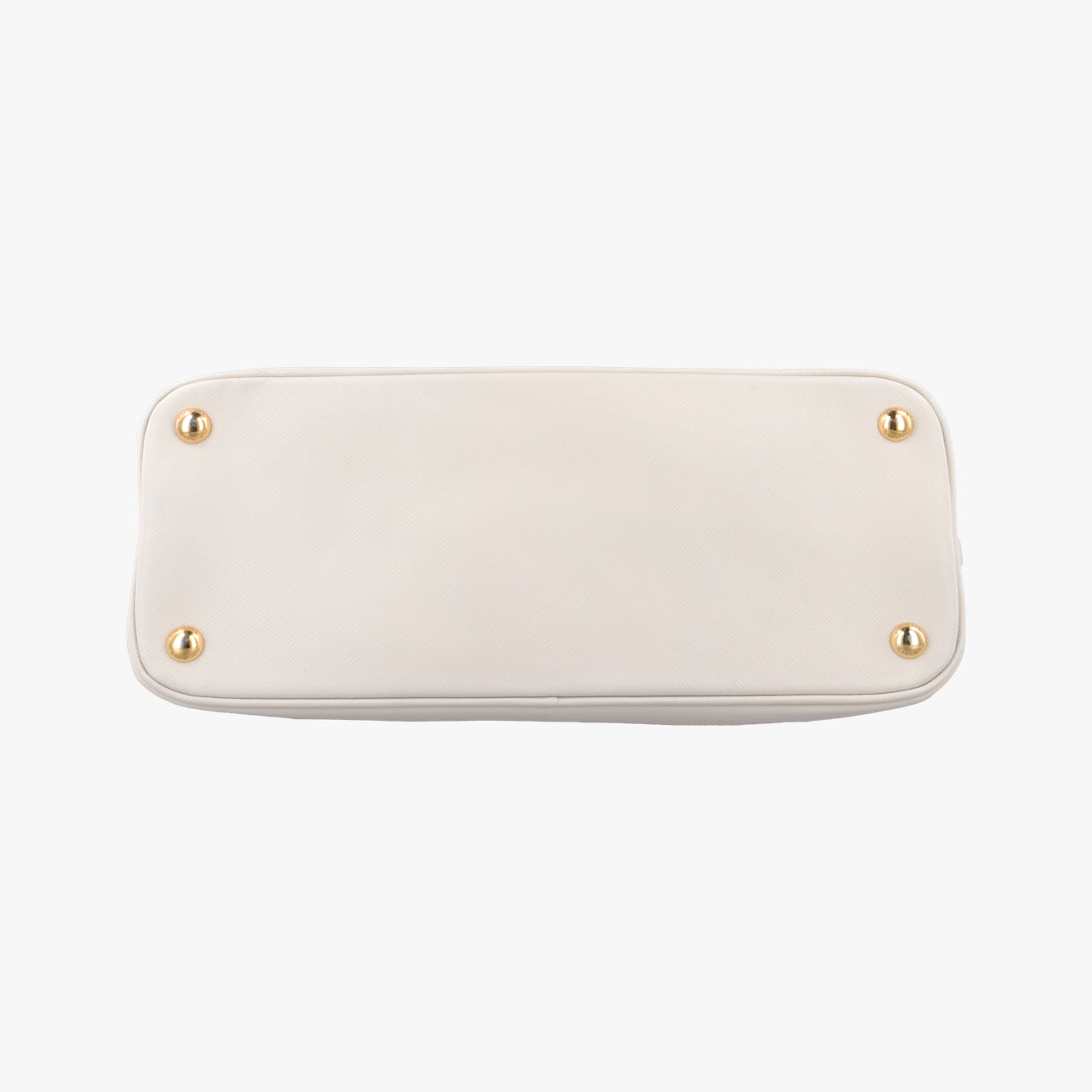 Pre-owned Prada Large Promenade Satchel White SAFFIANO Leather BL0837 shoulderbag | stylenewstar