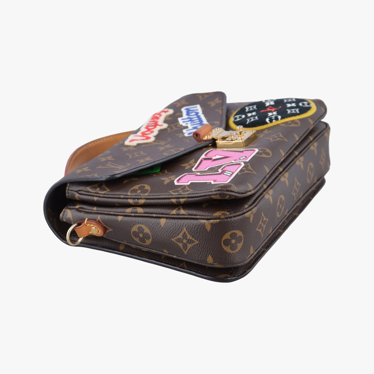 Pre-owned Louis Vuitton Pochette MéTIS MM Brown×multi Monogram Patches M43991 shoulderbag | stylenewstar