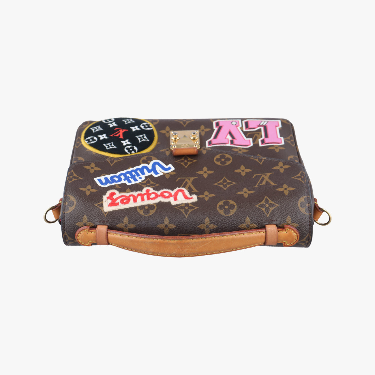 Pre-owned Louis Vuitton Pochette MéTIS MM Brown×multi Monogram Patches M43991 shoulderbag | stylenewstar