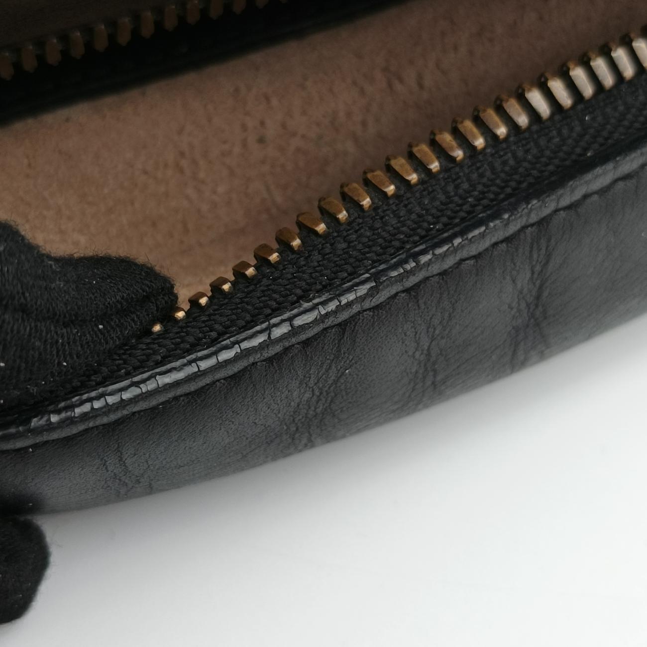 Pre-owned Gucci GG Marmont Black Leather 443499 shoulderbag | stylenewstar