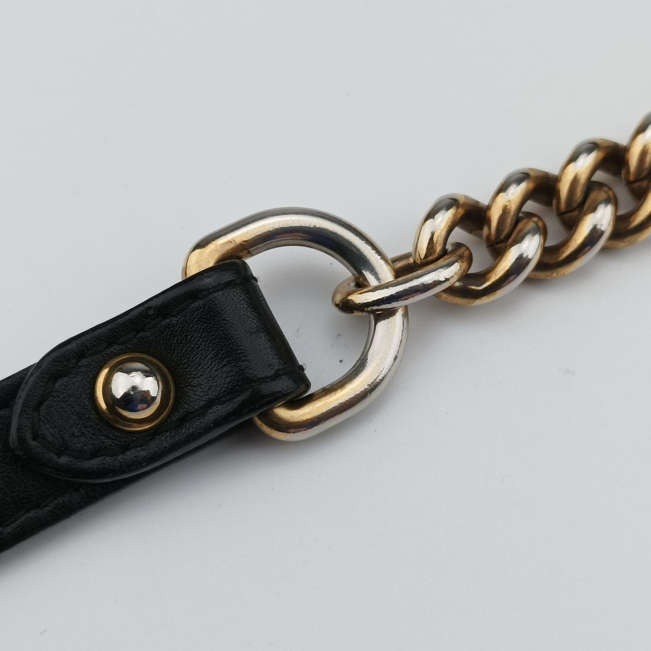 Pre-owned Gucci GG Marmont Black Leather 443499 shoulderbag | stylenewstar