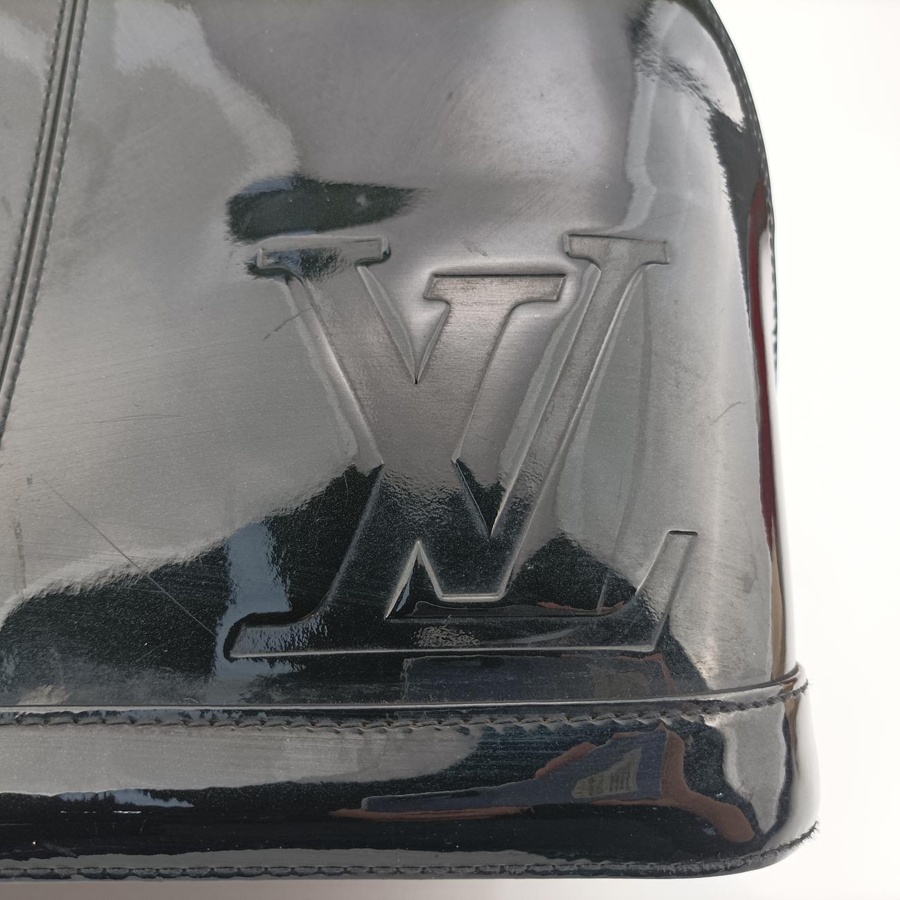 Vintage Louis Vuitton Miroir Alma BB MARINE Vernis M54705 shoulderbag | stylenewstar