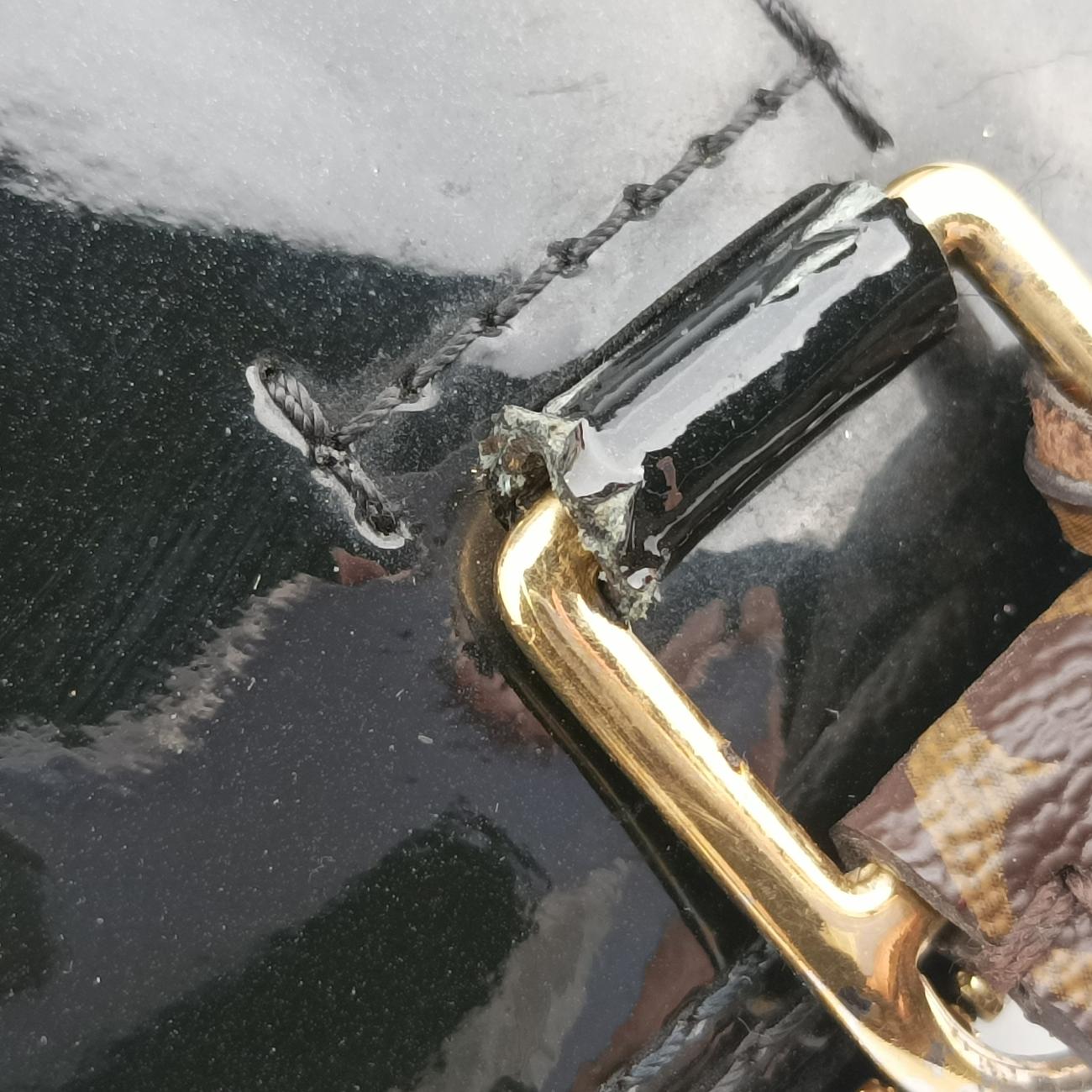 Vintage Louis Vuitton Miroir Alma BB MARINE Vernis M54705 shoulderbag | stylenewstar