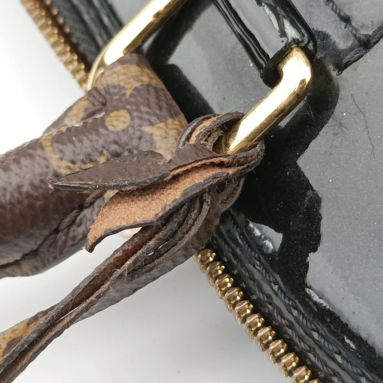 Vintage Louis Vuitton Miroir Alma BB MARINE Vernis M54705 shoulderbag | stylenewstar