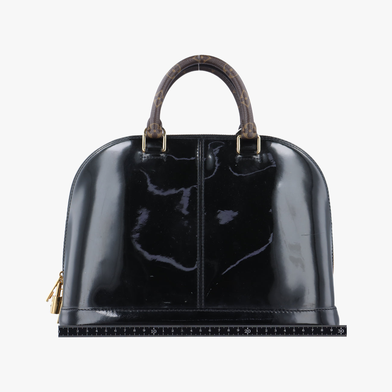 Vintage Louis Vuitton Miroir Alma BB MARINE Vernis M54705 shoulderbag | stylenewstar